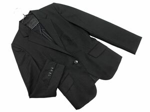 UNTITLED Untitled полоса tailored jacket size1/ чёрный #* * edc9 женский 