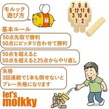 【新品】モルック 1本セット 日本正規品 投げるボーリング（収納ケース付き）アウトドア_画像6