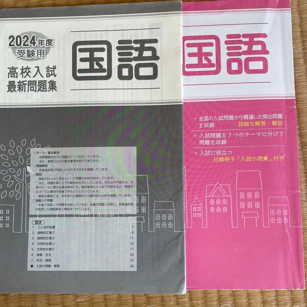 2024年度受験用 高校入試最新問題集 国語