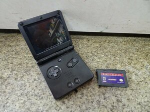 GAMEBOY ADVANCE SP 本体 AGS-001 おまけソフトNAMCO MUSEUM 付き 動作未確認ジャンク