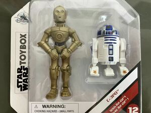 レア 海外限定 ディズニーストア TOYBOX starwars スターウォーズ R2-D2 C-3PO ドロイド フィギュア セット 検) ロボット Robot