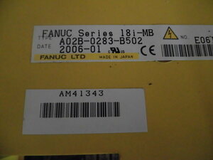 ファナック　FANUC NC コントローラーユニット 18i-MB A02B-0283-B502 中古品　動作確認済み