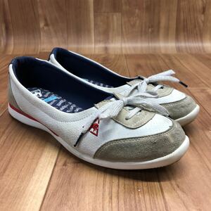 CKT-240305-3 le coq sportif ルコックスポルティフ　バレエシューズ　カジュアルシューズ　ウォーキングシューズ　レディース　25cm