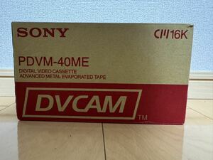 新品 ミニDVCAMテープ メモリー付 40分 PDVM- 40ME