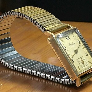 Mido ミドー 14KGOLD L&K シリアル7958 アンティーク レディースの腕時計！の画像3