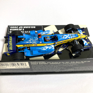 【カスタム品】【JK869】ミニチャンプス 1/43 ルノー F1 チーム R25 F.ALONSO F.アロンソ ベルギーGP 2005 No.5【ジャンク品】の画像5