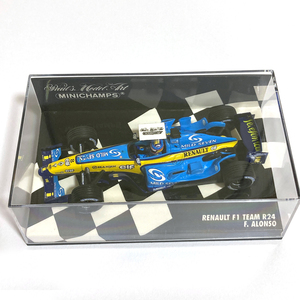 【カスタム品】【JK909】ミニチャンプス MINICHAMPS 1/43 ルノー F1 チーム R24 F.ALONSO F.アロンソ #8 MILD SEVEN【ジャンク品】