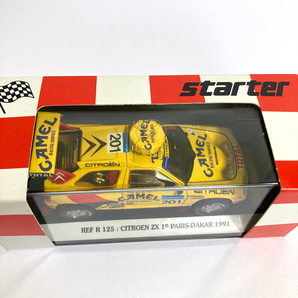 【ジャンク品】【JK931】starter スターター 1/43 CITROEN ZX シトロエン ZX PARIS-DAKAR パリダカ 1991 REF R125◎一部難有パーツはずれ等の画像1