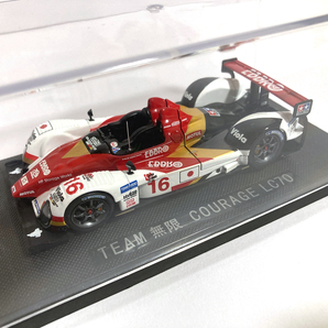 【ジャンク品】【JK922】EBBRO エブロ 1/43 まとめ3台(TEAM 無限 COURAGE LC70/DOME S101 MUGEN 2005/LC70 Mugen Advan)43826/755/823の画像2