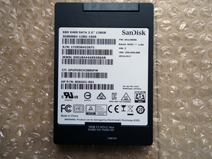 * SAMSUNG SATA SSD X400 128GB SD8SB8U-128G б/у *