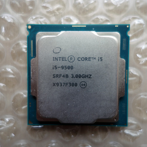 ★ Intel Core i5 9500 3.00GHz LGA1151 Coffee Lake 動作確認 ★の画像1