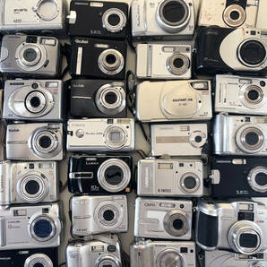 50台 ジャンクデジカメ コンパクトデジタルカメラ 大量 まとめ売り まとめ セット CANON NIKON KODAK OLYMPUS FUJIFILM 04013④の画像3