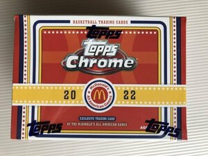 未開封BOX 2022 TOPPS CHROME McDonald’s ALL AMERICAN BASKETBALL トレーディングカード トレカ　NBA　AUTO