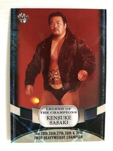 BBM 2011 プロレス チャンピオン伝説 21 佐々木健介 KENSUKE SASAKI 新日本プロレス 全日本プロレス WJ 健介オフィス