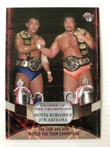 BBM 2011 プロレス チャンピオン伝説 72 秋山準 ＆ 小橋健太 JUN AKIYAMA ＆ KENTA KOBASHI 全日本プロレス