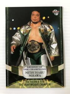 BBM 2011 プロレス チャンピオン伝説 80 三沢光春 MITSUHARU MISAWA 全日本プロレス NOAH