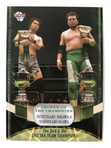 BBM 2011 プロレス チャンピオン伝説 92 三沢光春 ＆ 小川良成 MITSUHARU MISAWA ＆ YOSINARI OGAWA 全日本プロレス NOAH