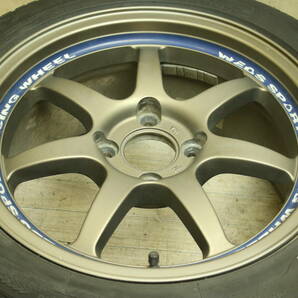 送料無料 ウェッズスポーツ SA-90 195/55R15 15 × 7J PCD 100 4H 4本 ブロンズ Weds sports Wed’ｓ SA90の画像5