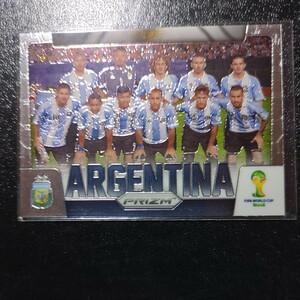 2014　panini　アルゼンチン代表　メッシ　world cup Brasil　team photo　NO2
