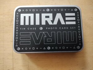 MIRAE tin case & photocard set