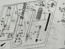 GB250 クラブマン フロントフォーク廻り 純正パーツ 未使用新品_画像5