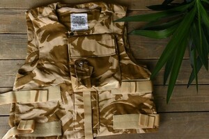 104149 UK 英国軍　デザートDPM　カモ ボディーアーマーベストカバー　COVER　BODY ARMOUR IS DESERT DPM アンティーク　ビンテージ　