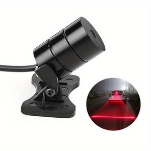 LED Laser foglamp light 12V car light motorcycle bike rear impact collision prevention back foglamp car post-putting foglamp snow, rain, fog weather applying t302