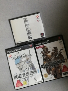 「メタルギアソリッド」 (METAL GEAR SOLID)1，2，3