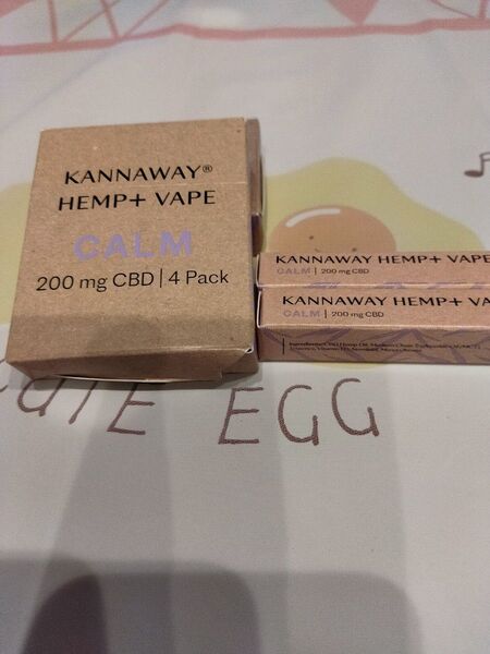 キャナウェイ KANNAWAY CALM カートリッジ 4本入 一箱+2本