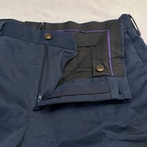 POLO Ralph Lauren Purple Label Cotton Short Pant ポロ ラルフローレン パープルレーベル コットン ショート パンツ ショーツ 黒 W32_画像4