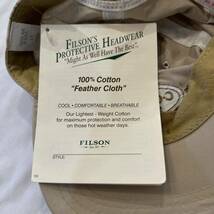 DEAD STOCK !! FILSON Feather Cloth Cap フィルソン フェザークロス キャップ vintage ビンテージ オールド USA製_画像5