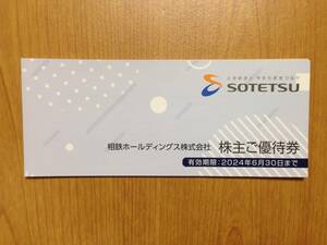 相鉄ホールディングス 株主優待券 1冊 2024年6月30日まで