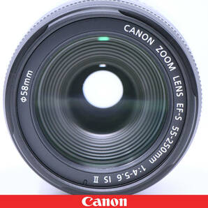 ◆極上美品◆Canon キャノン EF-S55-250mm F4-5.6 IS Ⅱ 2☆元箱 説明書付属◇高性能手ブレ補正軽量コンパクト望遠ズーム★EF-S55-250IS2の画像6