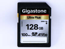 ◆◇美品◇SDカード 128GB Gigastone Ultra Plus 100MBs SDXC A1 V30 中古美品◇◆_画像1
