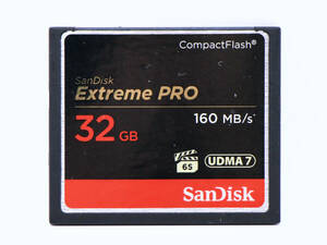 ◆◇希少美品◇CFカード　32GB(SanDisk Extreme PRO 160MB/s UDMA7)★コンパクトフラッシュ 中古美品◇◆