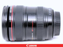 ◇美品◇Canon キャノン EF24-105mm F4L IS USM ◇フード ポーチ 保証書 箱付き★プロやハイアマチュアの要求にも応える高性能ズームレンズ_画像4