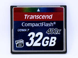★希少★【32GB】CFカード 32GB Transcend UDMA7 400x CompactFlash コンパクトフラッシュ★中古美品☆★