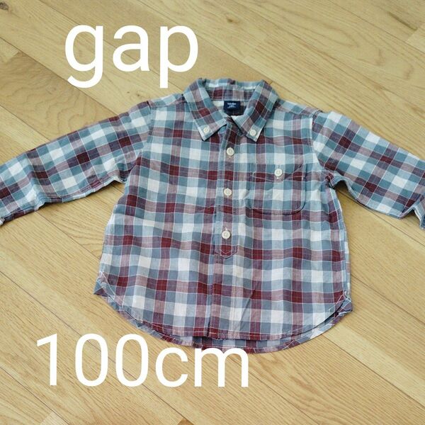 gap 100cm 長袖シャツ チェック チェック柄 長袖