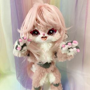 アートドール〜ケモ人〜ハンドメイドぬいぐるみ獣人猫うさぎ海老の画像7