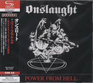 【再発盤/国内盤新品】ONSLAUGHT オンスロート/Power From Hell(1985/1st)*スラッシュ