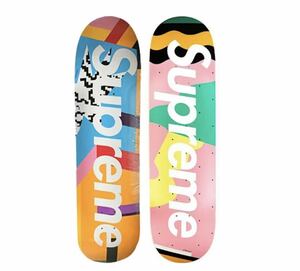 16SS Supreme Mendini Skateboard Deck Set 2 штуки Set Supreme Skateboard Deck