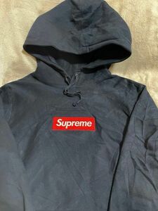 シュプリーム 16AW Box Logo Hooded Sweatshirt ボックスロゴ ネイビー サイズ XL 正規品