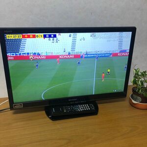 【SHARP】シャープ 24V型液晶テレビ AQUOS LC-24K9