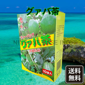 沖縄県産 グァバ茶 1箱 10パック入り 比嘉製茶 お試しサイズ ティーバッグ バンシルー お土産 お取り寄せ