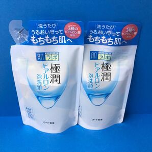 肌ラボ 極潤 ヒアルロン泡洗顔 つめかえ用 140ml × 2個