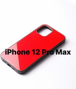 匿名配送　iPhone 12 Pro Max用 スマホケース　赤　レッド