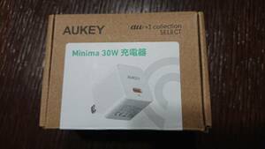 1 jpy start AUKEY Minima 30W USB-C charger lightning cable 