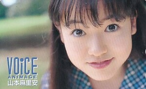 ■G63 山本麻里安 声優 テレカ