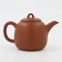 【葉】367　常滑焼　山田常山　作　朱泥　茶注　茶道具　煎茶道具　急須　茶器　箱なし_画像3