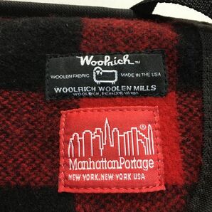 Manhattan Portage×WOOLRICH マンハッタンポーテージ×ウールリッチ チェック柄 ショルダーバッグの画像5